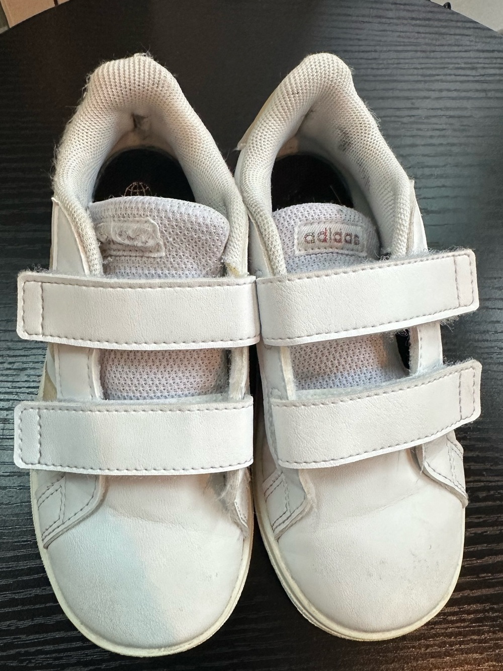 Adidas Streettalk Sneakers 9T Girls White Velcro Sneakers